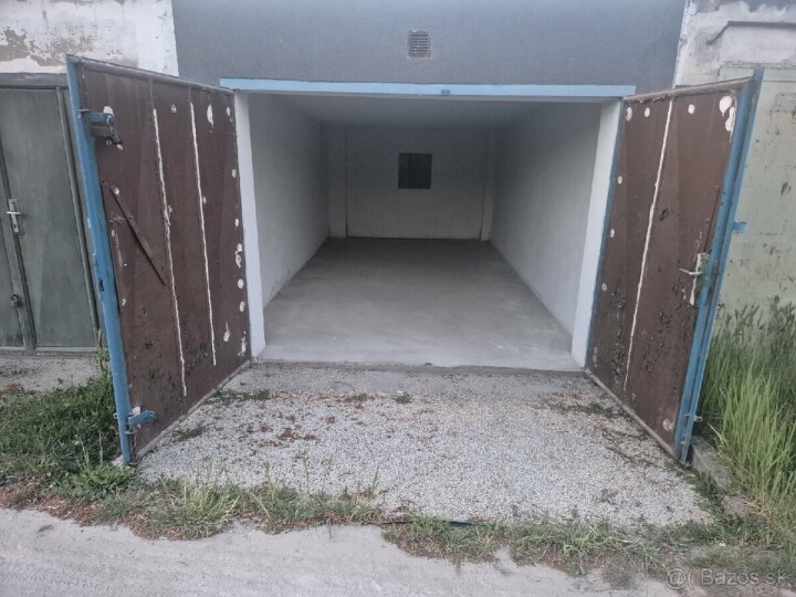 Prenájom murované garáže na Nitrianskej ceste