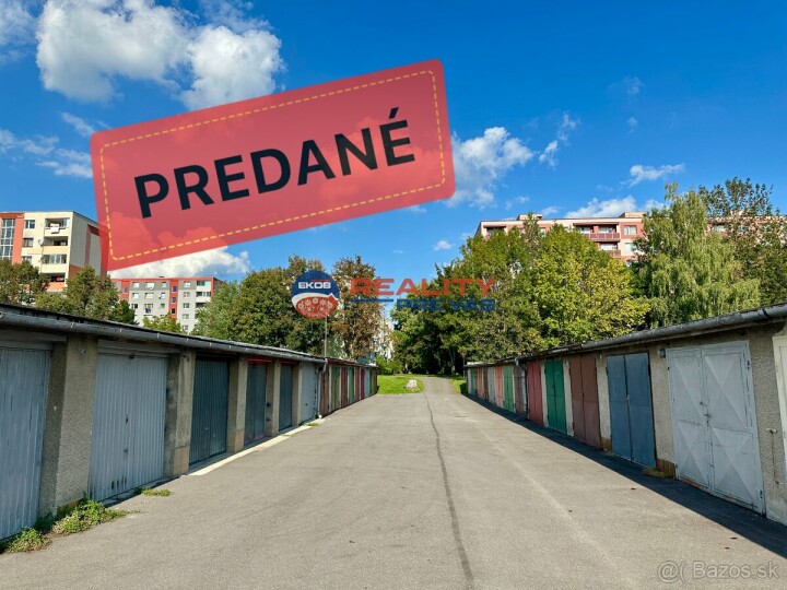 Predaj radovej garáže na Gorazdovej ulici v Púchove