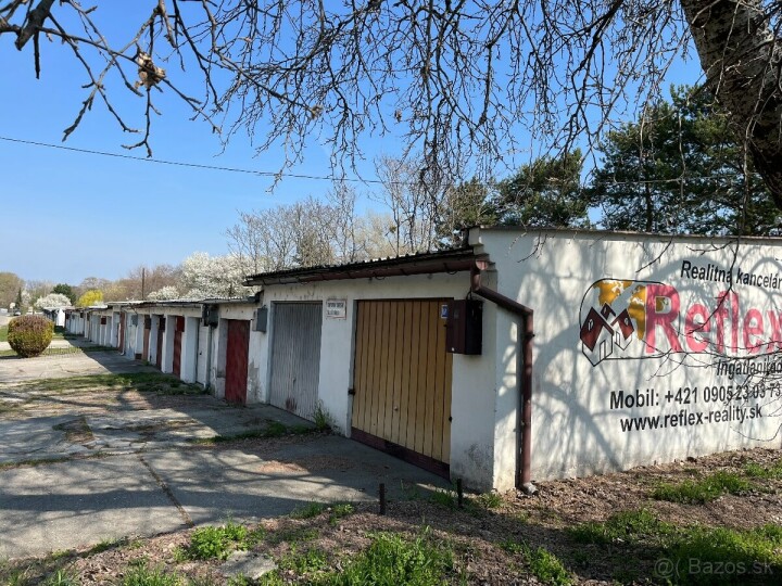 Prenájom priestrannej garáže s elektrinou pri Vážskom moste