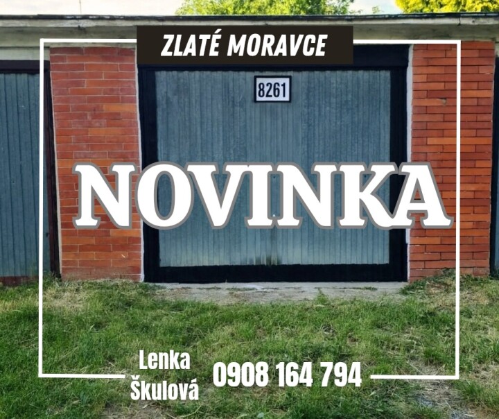 Predaj garáže s elektrinou a jamou na Hviezdoslavovej ulici v Zlatých Moravciach