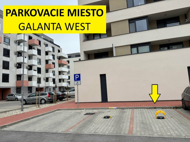 Vonkajšie parkovacie miesto na prenájom v Galante