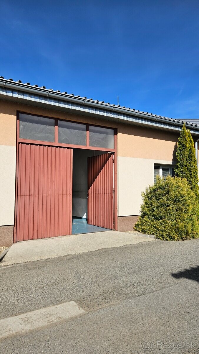 Prenájom garáže s dielňou 55 m² v uzavretom areáli v Vranove n/T