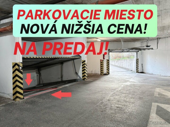 Parkovacie miesto v garáži na Tomášikovej ulici v Ružinove