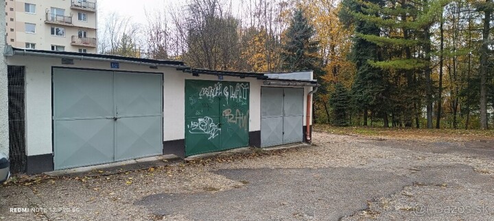 Na predaj murovaná garáž na Mládežníckej ulici v Banskej Bystrici