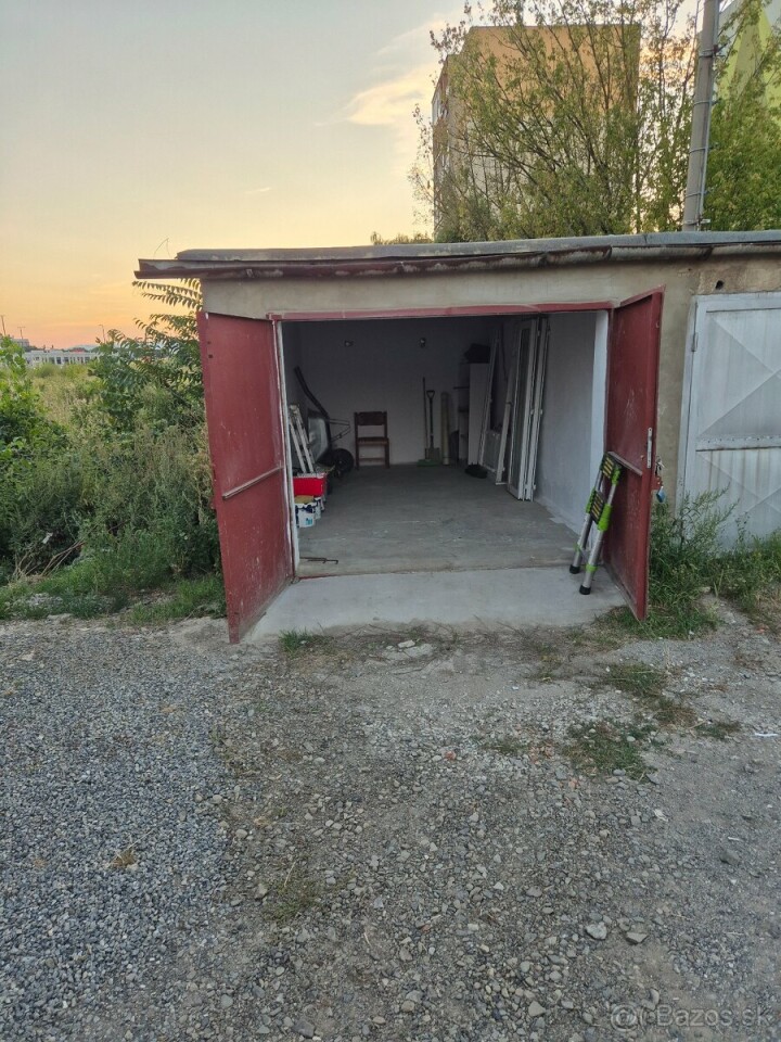 Predaj garáže na Okružnej ulici pri Tescu