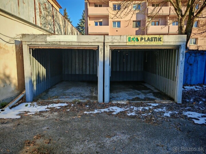 Prenájom garáže v uzamknutom areáli na J. C. Hronského 9