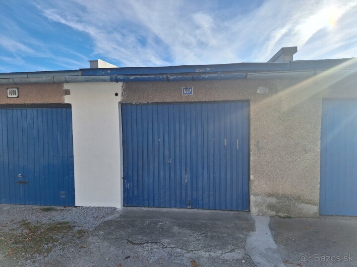Na predaj garáž na ulici Brezová s elektrinou