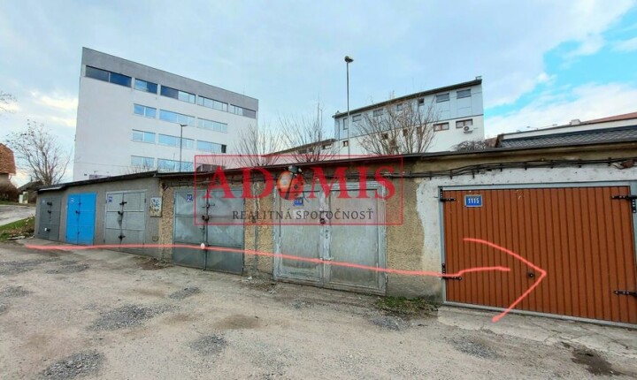 Na predaj radová garáž, 19 m2, Košice-Juh