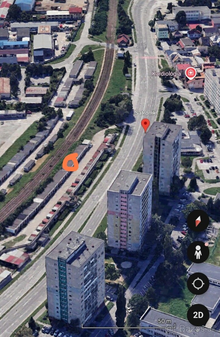 Predaj garáže v centre Košíc na Jantárovej/Rosnej ulici