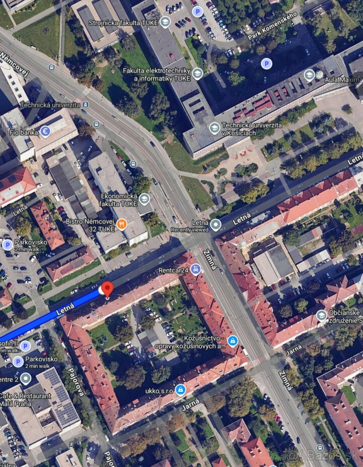 Murovaná garáž na predaj v Košiciach - Staré Mesto