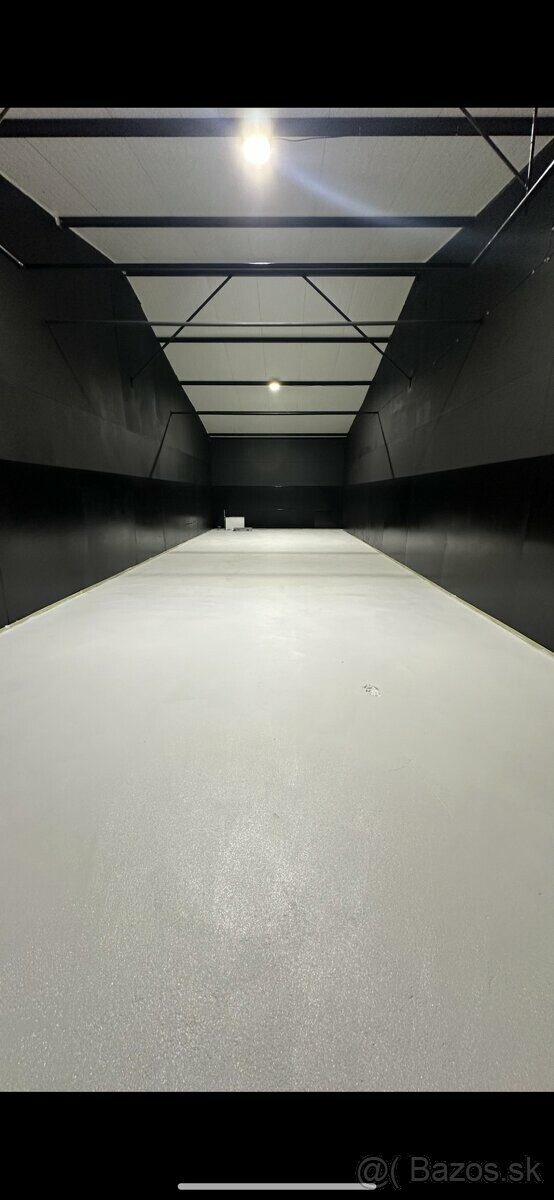 Prenájom novej garáže s rozlohou 108 m²