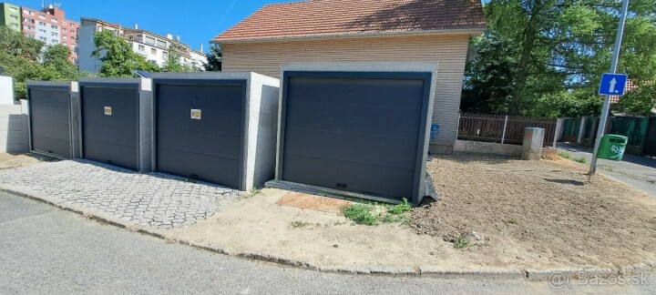 Na predaj nová garáž s elektrickou bránou