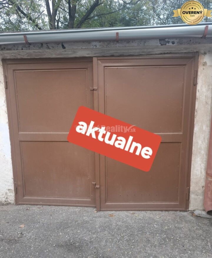 Na prenájom betónová garáž na Bratislavskej ceste