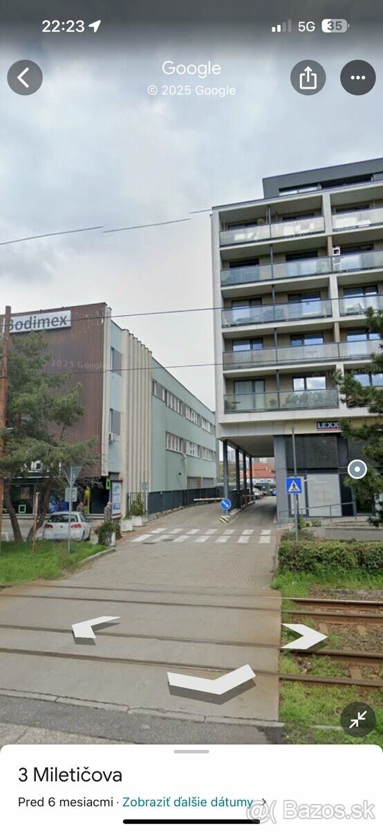 Prenájom vonkajšieho parkovacieho miesta na Miletičovej 5