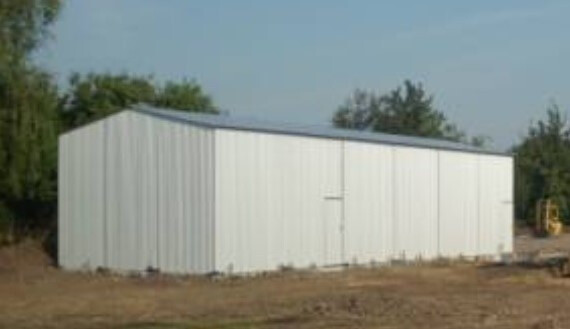 Predaj plechovej haly s rozmermi 18x7 m