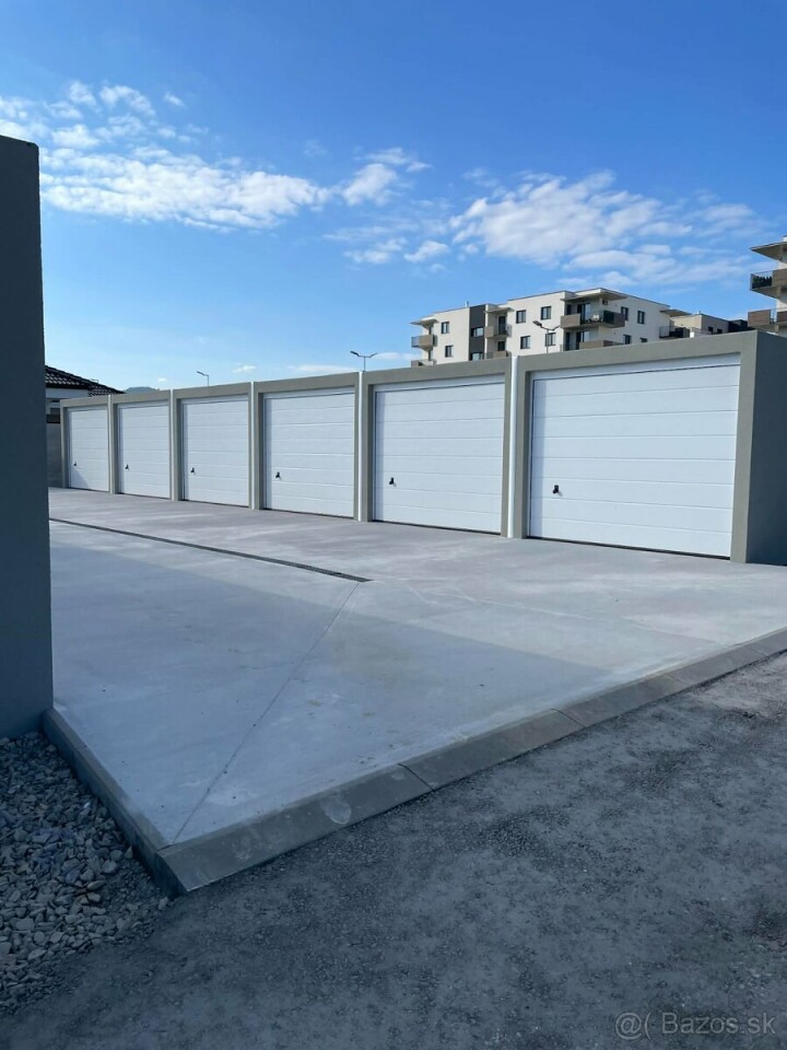 Novopostavená garáž na predaj v Bytči