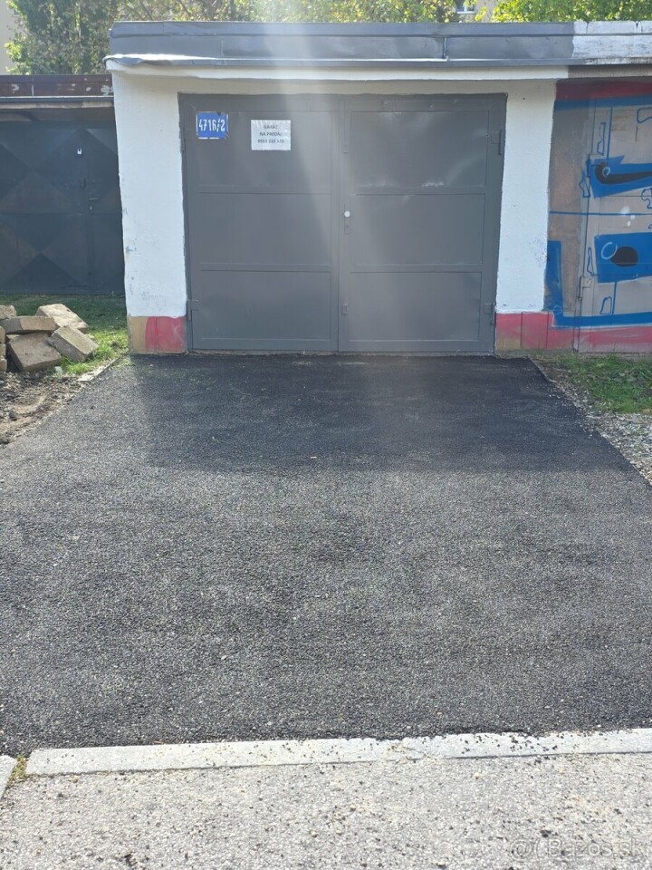 Predaj samostatnej garáže v Bratislave - Ružinov