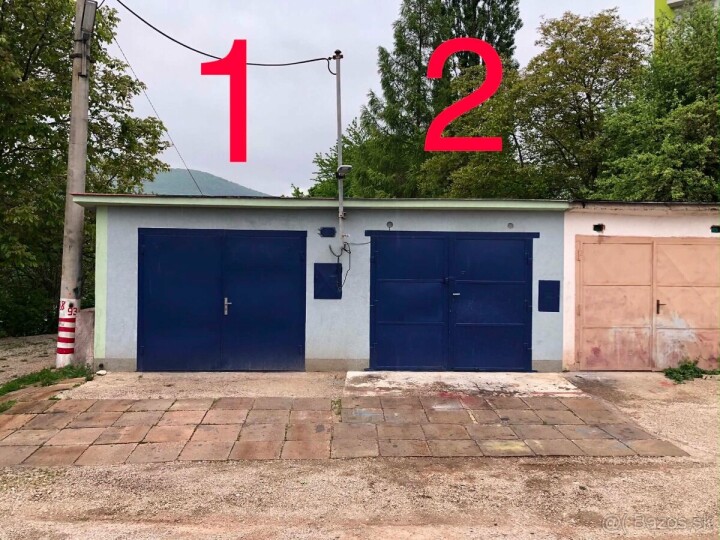 Na predaj 2 prepojené garáže na Mierovej ulici
