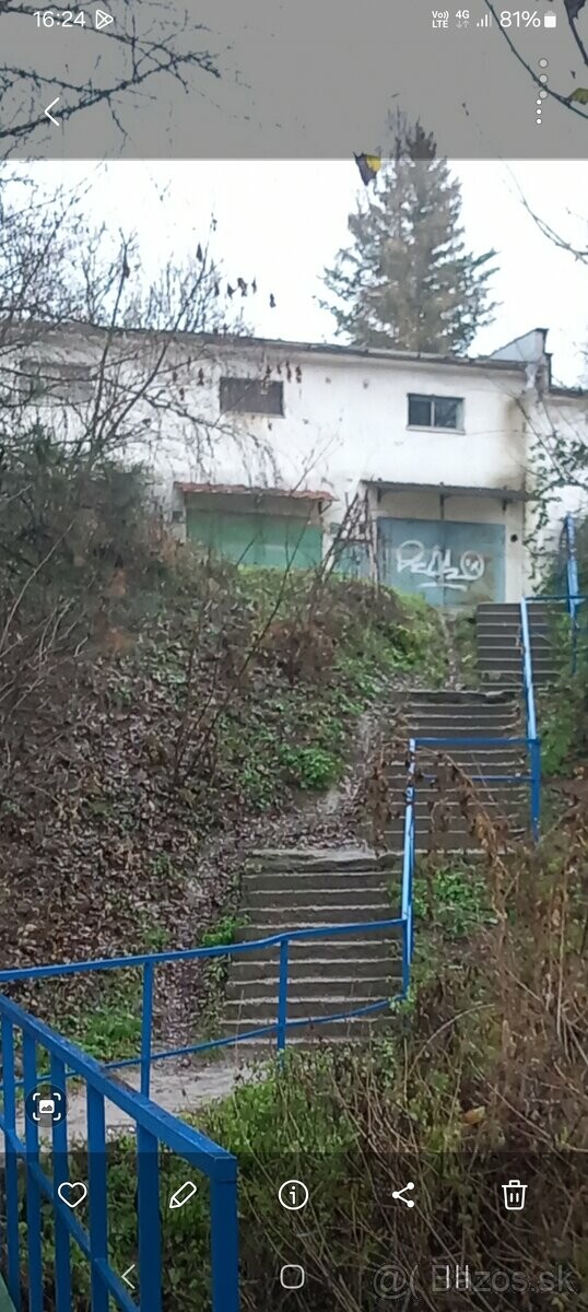Prenájom garáže na parkovanie osobného auta