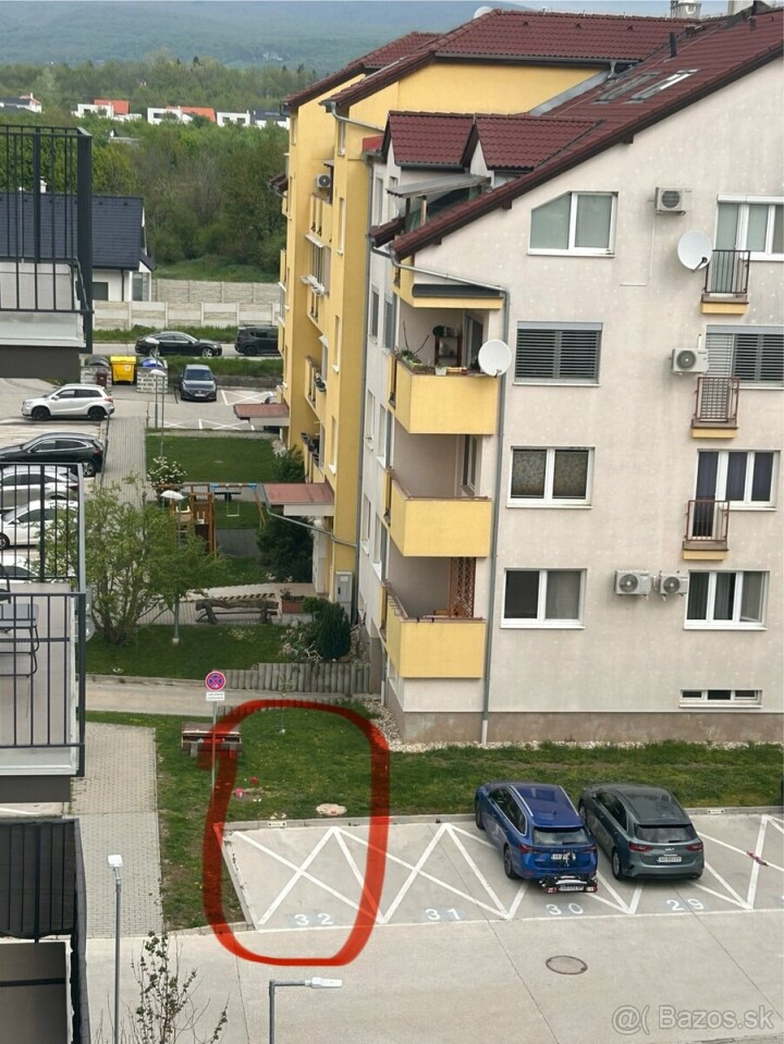Prenájom vonkajšieho parkovacieho miesta na ulici dona Sandtnera