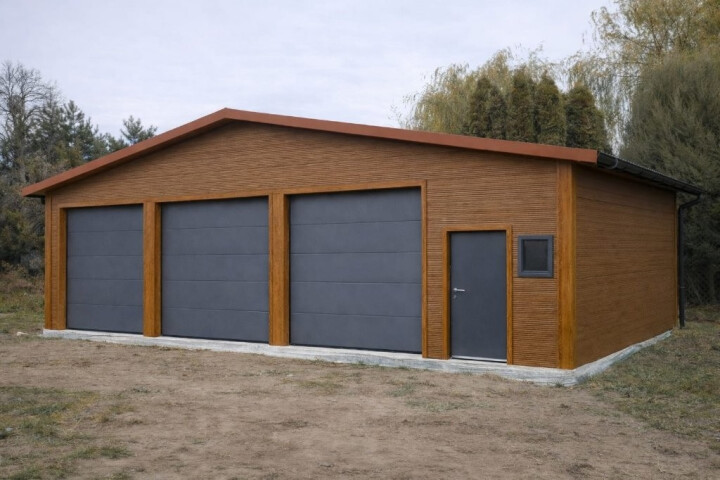 Na predaj garáž zo sendvičových panelov 12x7