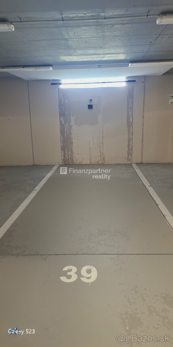 Predaj bezpečného parkovacieho miesta v podzemnej garáži