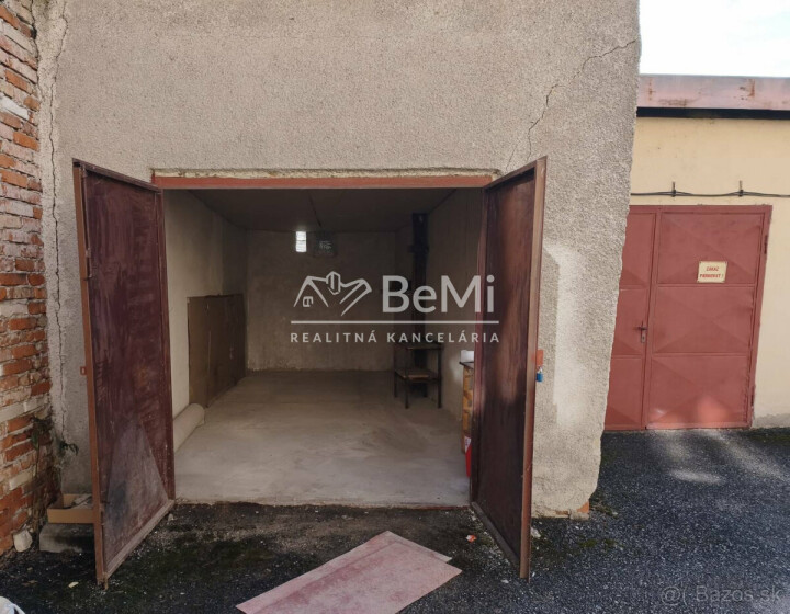 Predaj garáže v centre Prešova na Levočskej ulici