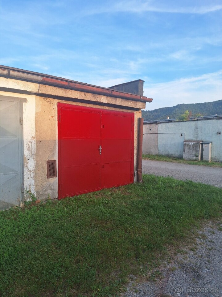 Predaj murované garáže v Revúcej pri Hasičskej zbrojnici