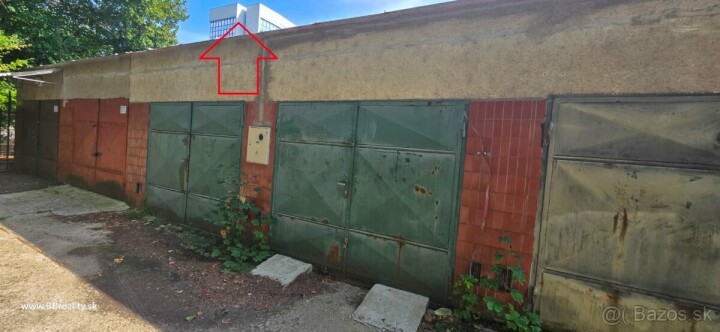 Na predaj murovaná garáž s elektrinou v Banskej Bystrici