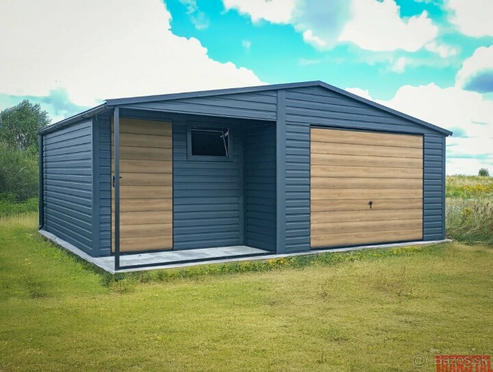 Plechová garáž s rozmermi 6,5x5 m na predaj