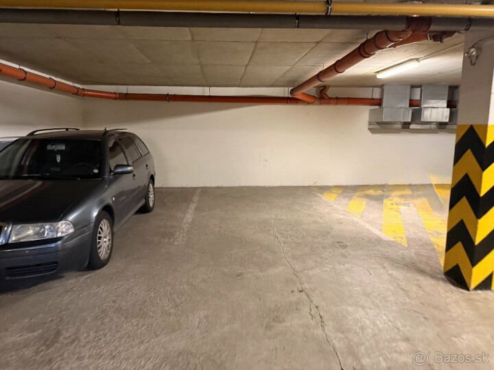 Parkovacie miesto na prenájom v podzemnej garáži v Bratislave
