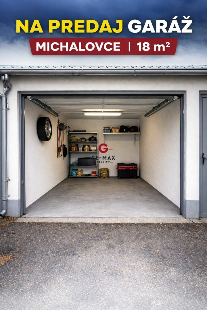 Garáž na predaj v Michalovciach s rozlohou 18 m²