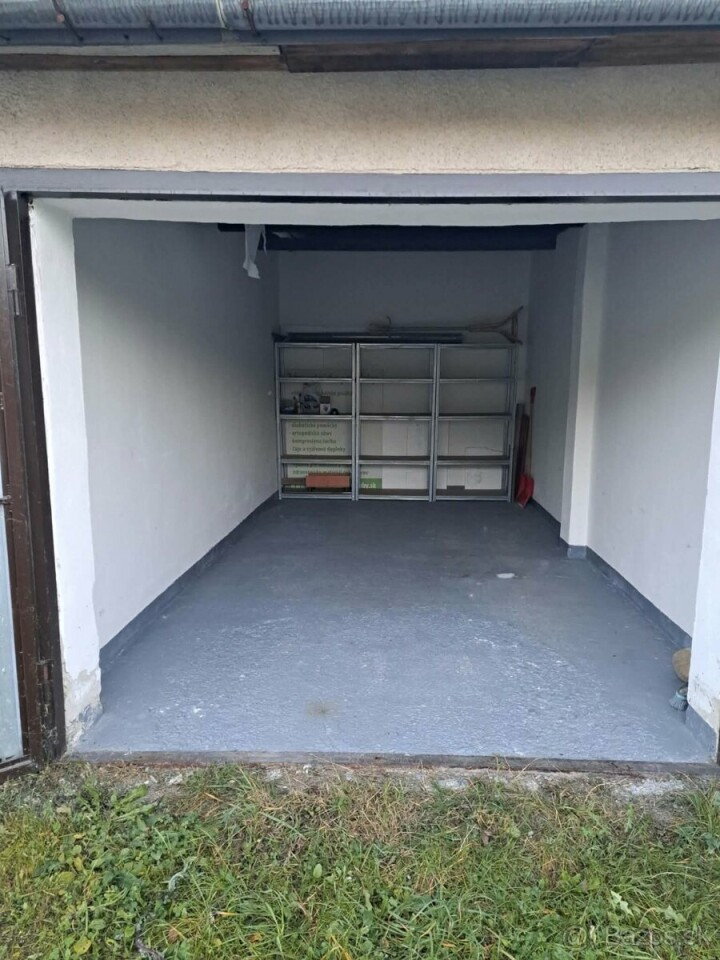 Prenájom vymaľovanej garáže na Karpatskej ulici