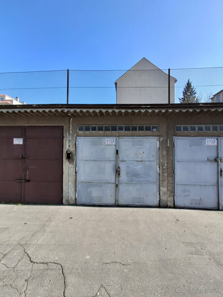 Predaj murované garáže na Moravskej ulici v Bratislave