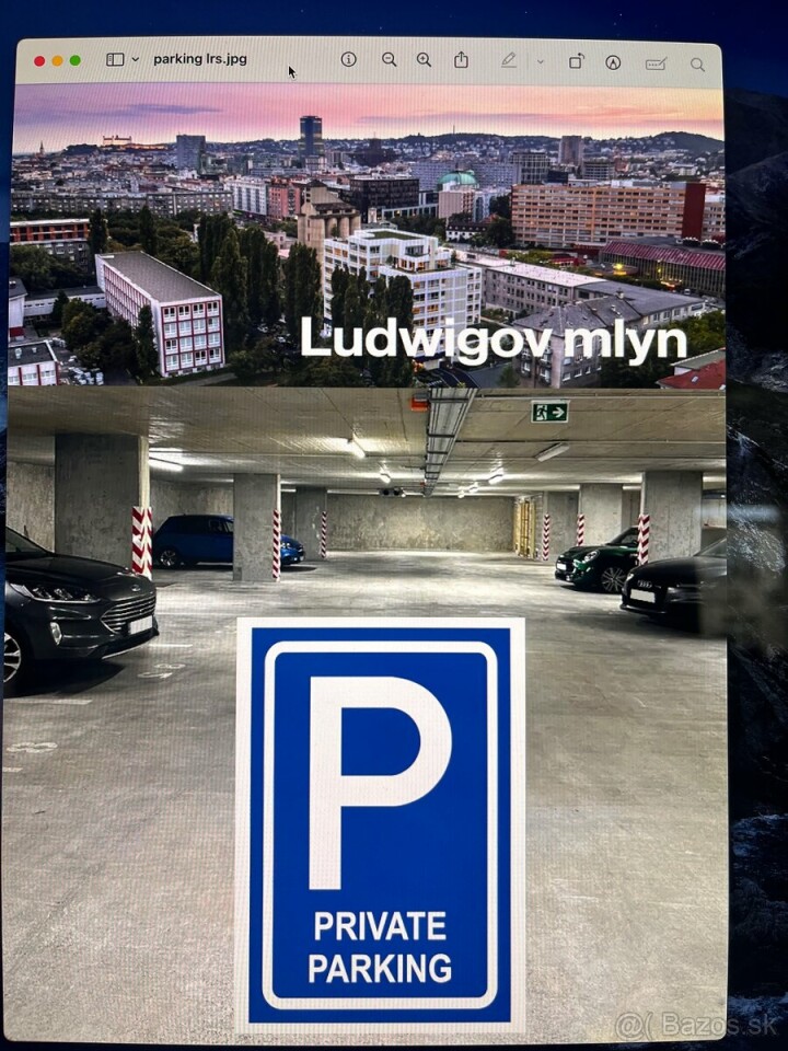Dlhodobý prenájom parkovacieho miesta v garáži na Metodovej ulici, Bratislava