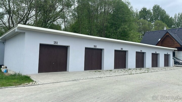 Predaj radových garáží s prípojkami