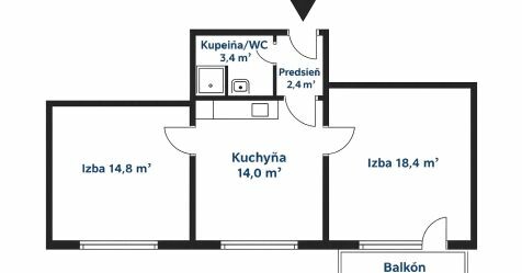 Prenájom garážového parkovacieho miesta v Bratislave - Rača, ul. Eduarda Wenzla