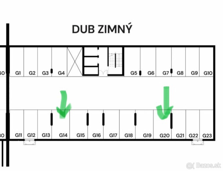 Prenájom dvoch parkovacích miest v 2Duboch
