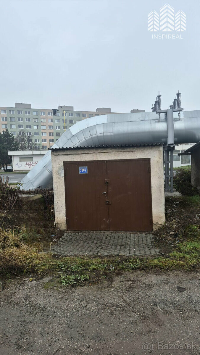 Prenájom murované garáže v Košiciach, Jantárová ulica