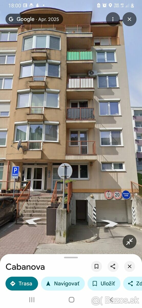 Prenájom garáže na Cabanovej ulici v Dúbravke