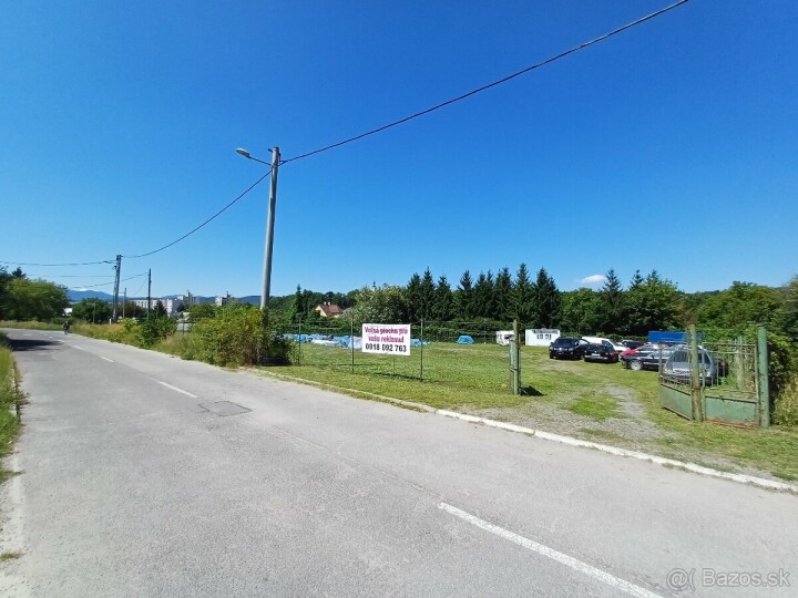 Prenájom pozemku pre autoservis a iné prevádzky v Prievidzi