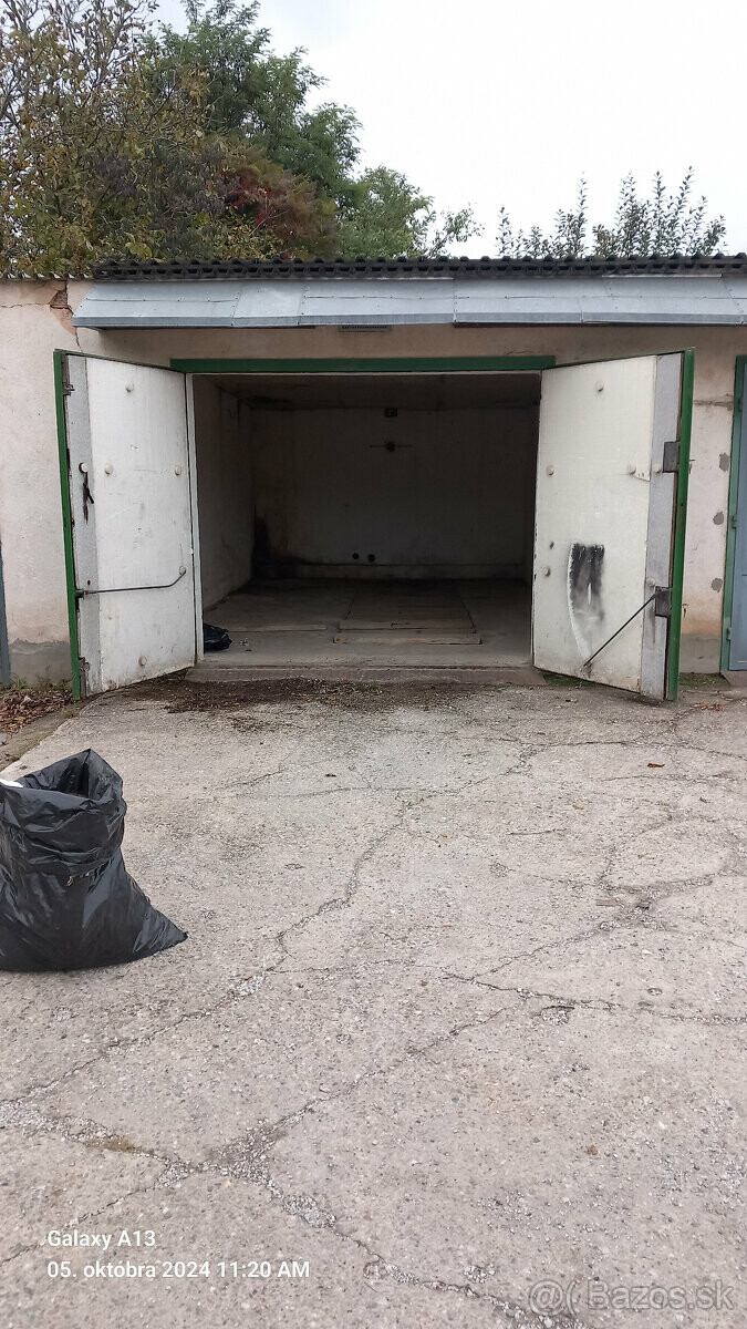 Na predaj murovaná garáž v Turni nad Bodvou