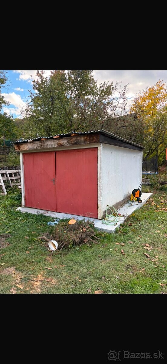 Na predaj betónová garáž 6x3m