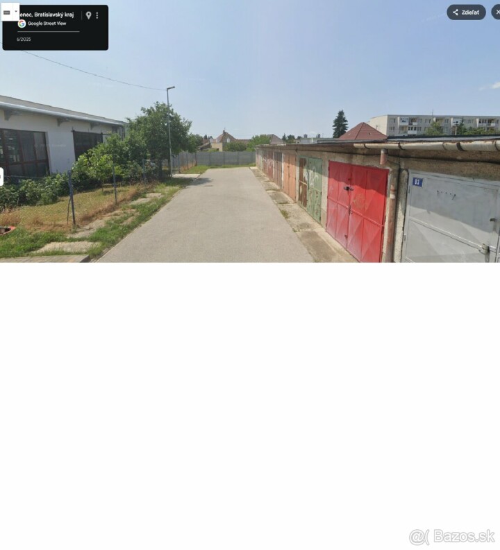 Garáž na predaj v Senci na Sokolskej ulici