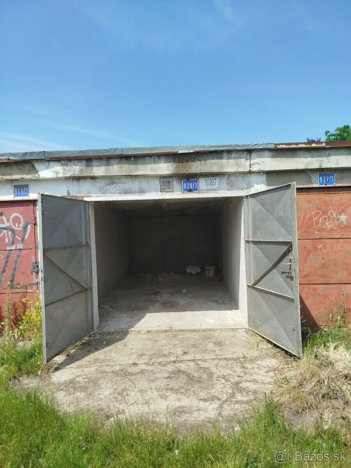 Garáž na predaj na Skalickej ceste s pozemkom