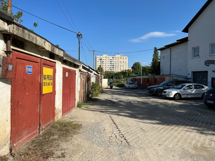 Na predaj garáž s pozemkom na ulici Rači potok v KE-sever
