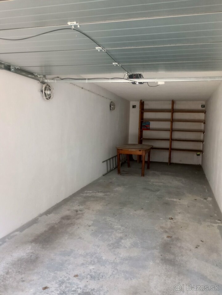Prenájom priestrannej garáže s elektrickou bránou