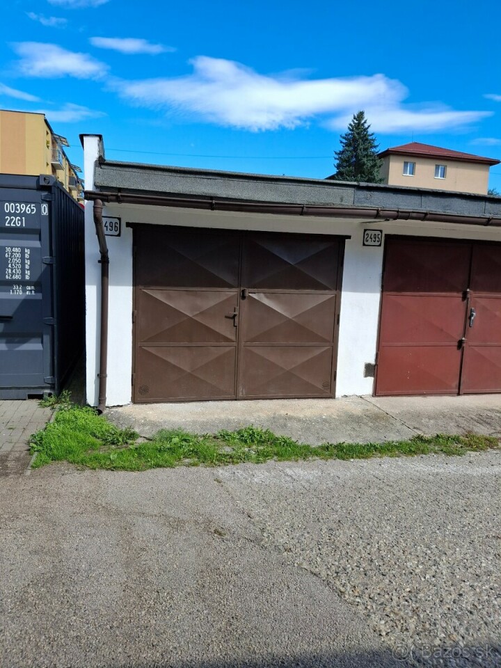 Prenájom garáže s elektrinou na ulici Komenského