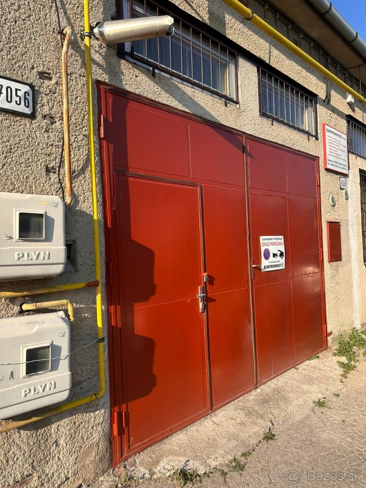 Prenájom skladovo-výrobných priestorov v Martine (136 m²)