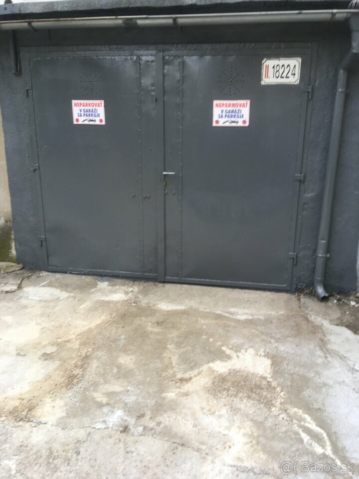 Na predaj murovaná garáž na Mileticovej ulici, 18 m²